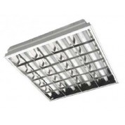 Світильник ЛВО 4x18 растр встр